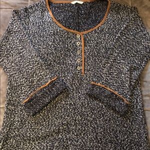 Soft surroundings blue sweater